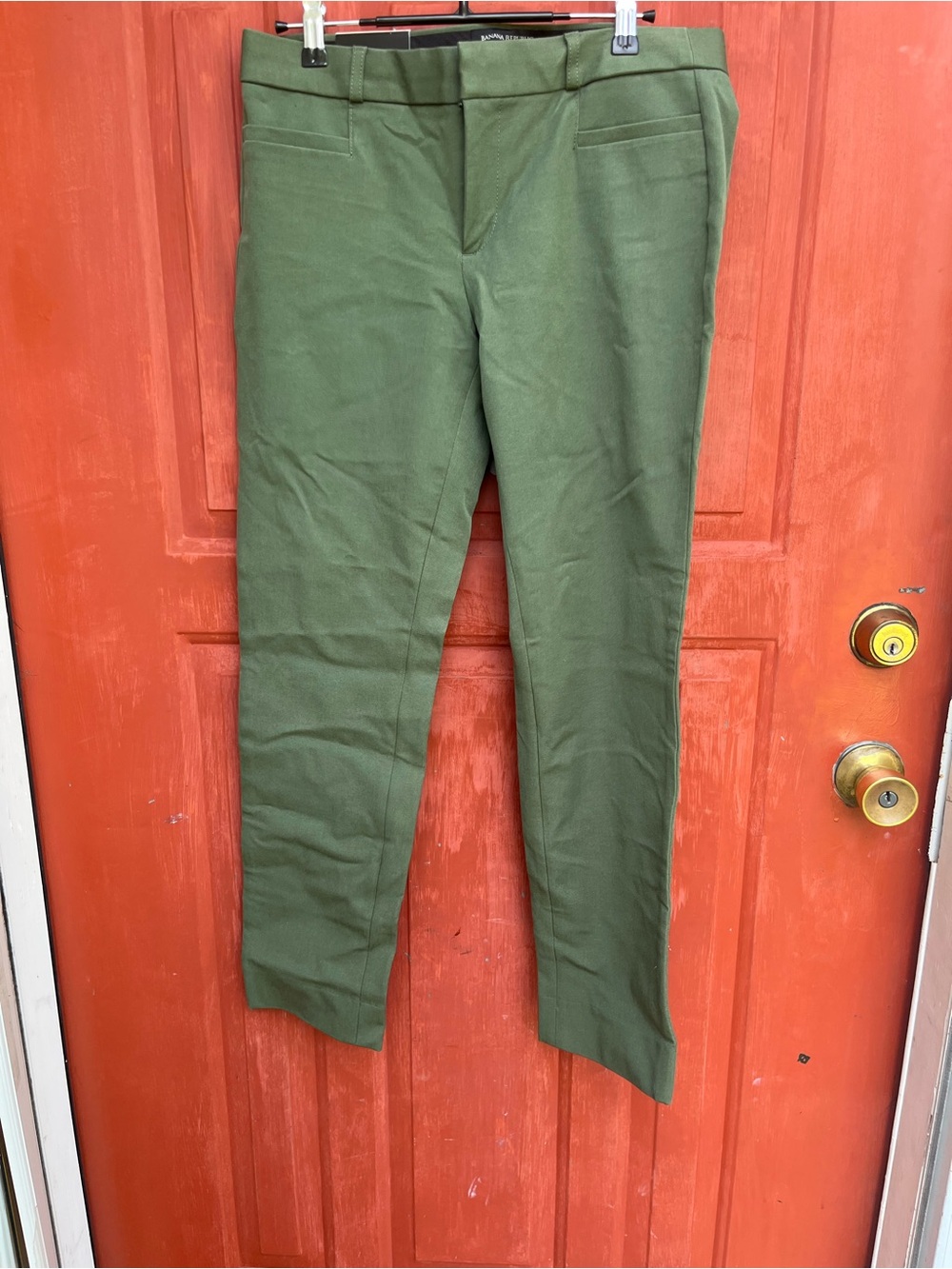 Men's Olive Green Dress Pants
